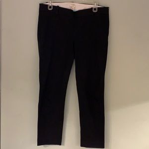 J. Crew- Black Semi-Professional Capri
